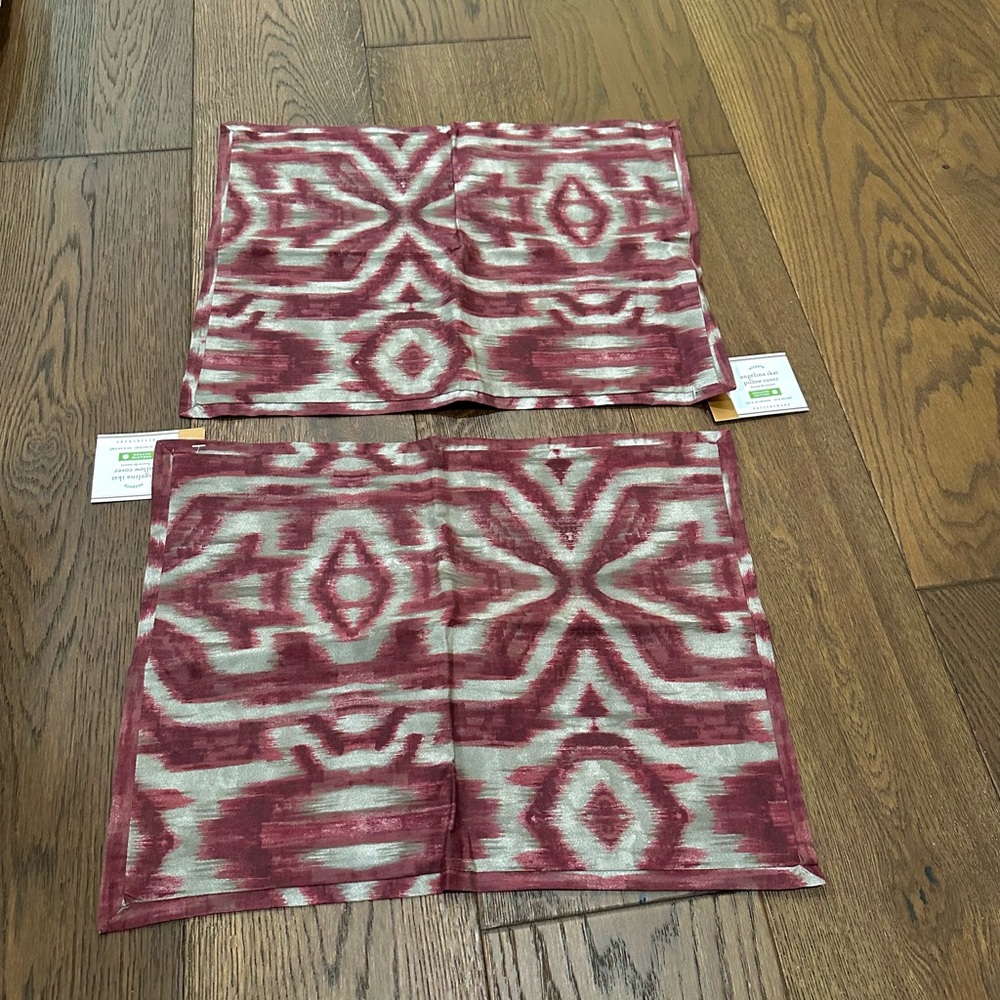 NWT Pottery Barn Angelina Ikat pillow covers